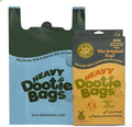 HEAVY Dootie Bags with EZ Tie Handles. Clean and Convenient for Pet Dog Poop, Cat Litter. Multi-Use. Great for Swivel Bin and  Scoopers. Made with Cornstarch. Strong, Leakproof and Very Large