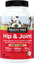 Advanced Strength Hip & Joint Supplement for Dogs, Puppy Supplements, Dog Joint Supplement, Contains 500Mg of Glucosamine, 400Mg of Chondroitin, 50Mg of MSM, Puppy Essentials, 300 Tablets